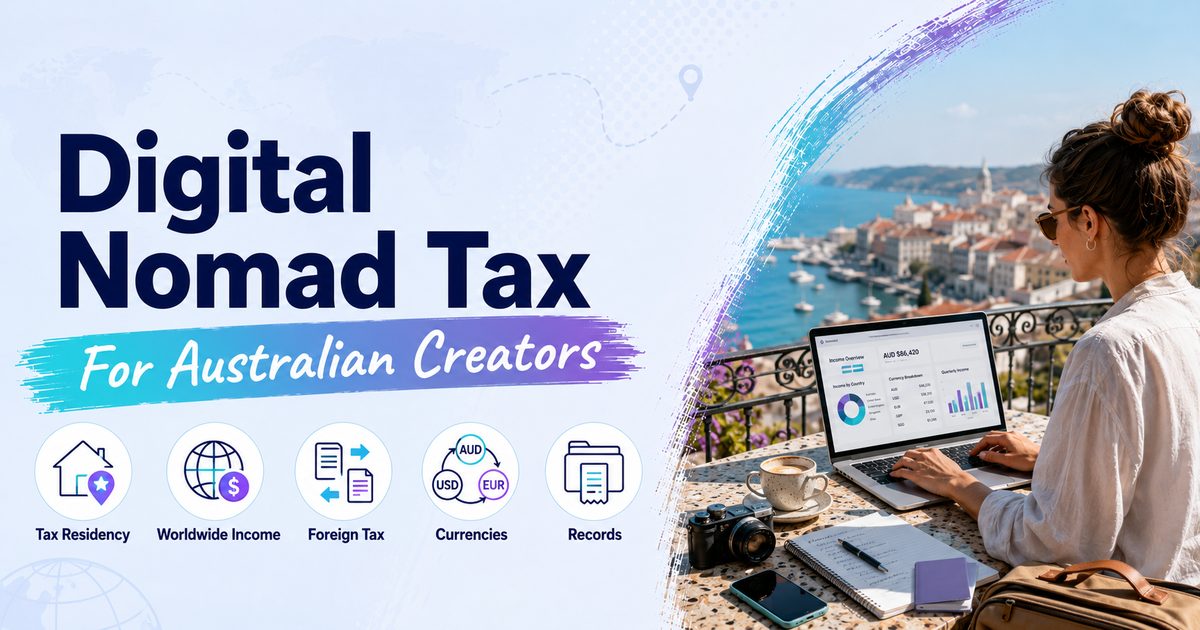 Digital Nomad Tax for Australian Creators — CreatorTax guide