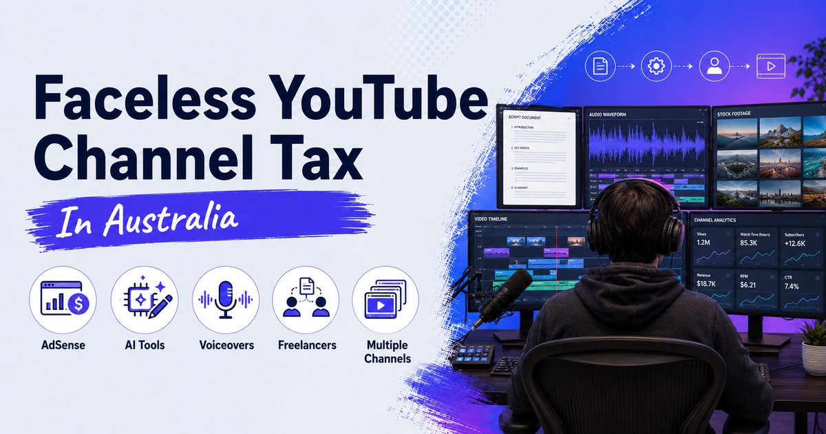 Tax for Faceless and Automation YouTube Channels — CreatorTax guide